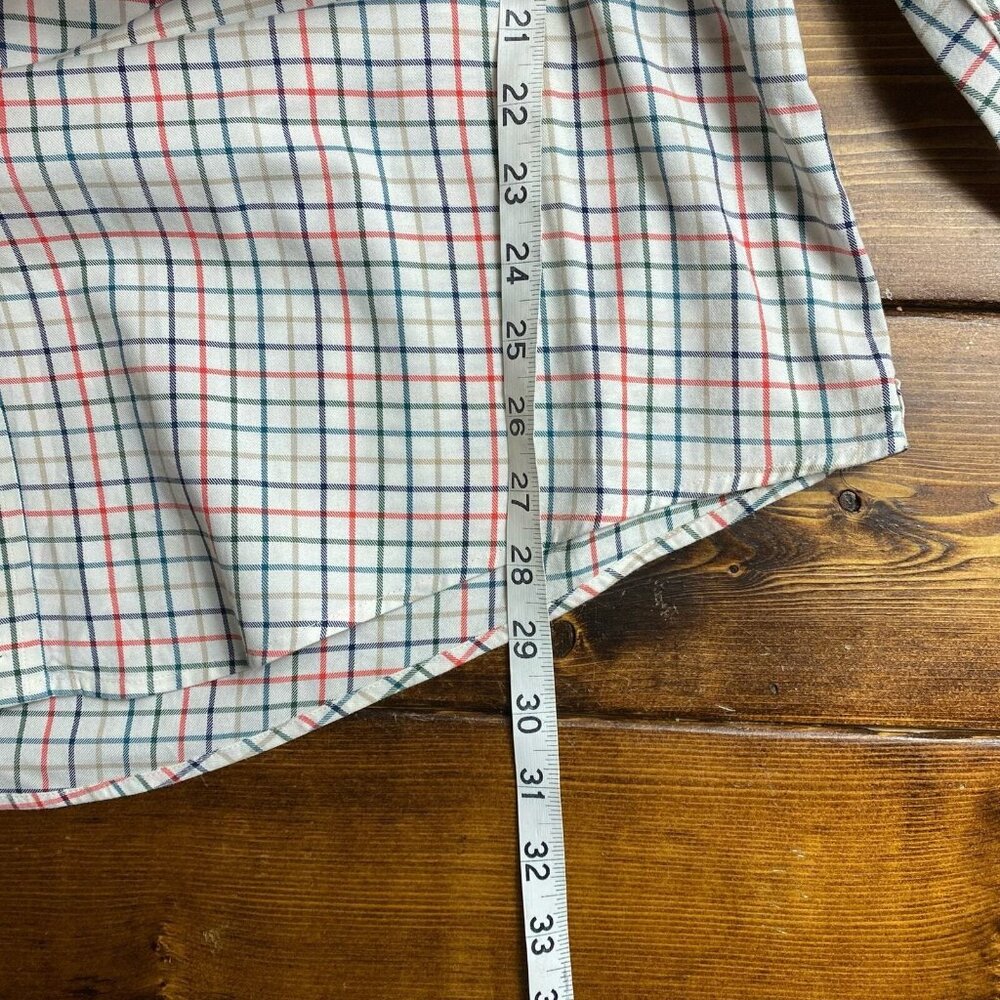 Southern Tide Button Down Shirt Men's Size XXL Long Sleeve Classic Fit Plaid - Picture 8 of 9